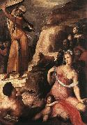 BECCAFUMI, Domenico Moses and the Golden Calf fgg oil painting artist